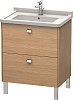 Картинка анонса товара «тумба под раковину duravit brioso br442101052 напольная 67 см европейский дуб»