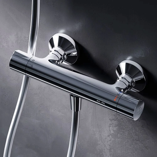Смеситель для душа AM.PM Like F8040000 с термостатом, хром Смеситель для душа AM.PM Like F8040000 с термостатом, хром