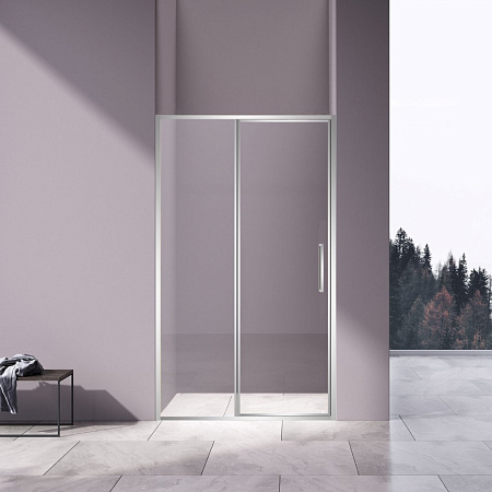 Душевая дверь Vincea Slim 8mm VDP-4SL120CL, хром, стекло прозрачное