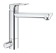 Смеситель для кухни GROHE BauLoop с запорным вентилем, средний излив, хром (31713000) Смеситель для кухни GROHE BauLoop с запорным вентилем, средний излив, хром (31713000)
