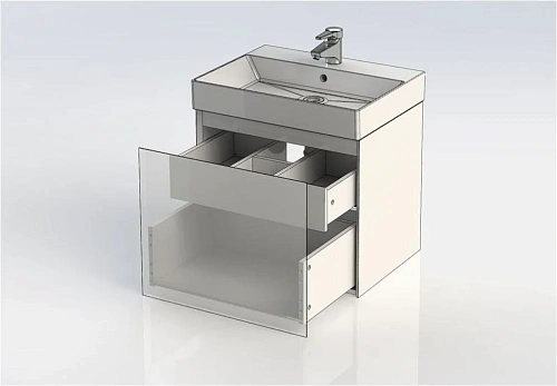 Тумба под раковину Aquanet Йорк 60 белый 00202094 Тумба под раковину Aquanet Йорк 60 белый 00202094