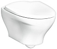 Детальная картинка товара «унитаз подвесной gustavsberg estetic 8330 gb1183300r1030 безободковый, с покрытием ceramicplus»
