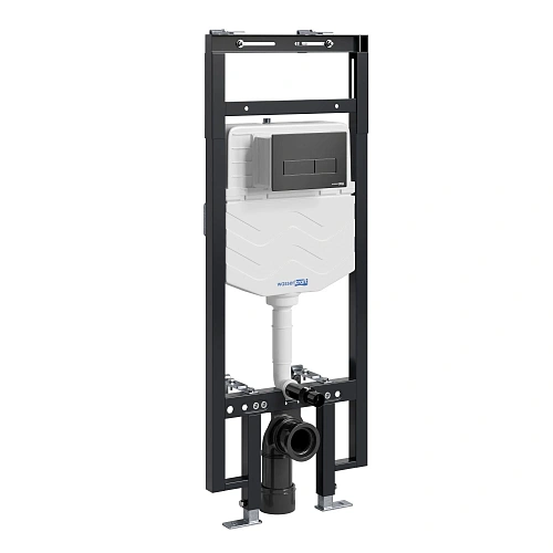 Инсталляция для унитаза WasserKRAFT Dinkel 58TLT.010.ME.MB03 с клавишей смыва черный Инсталляция для унитаза WasserKRAFT Dinkel 58TLT.010.ME.MB03 с клавишей смыва черный