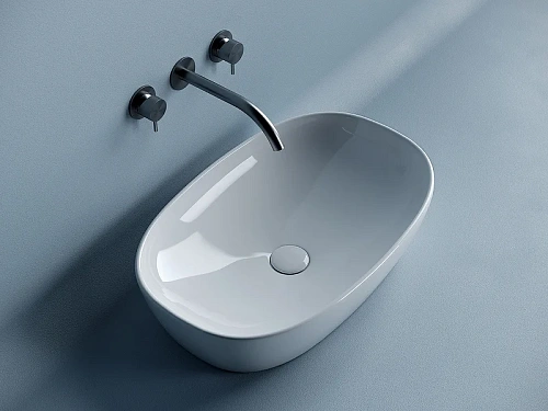 Раковина Ceramica Nova ELEMENT CN5039 белый накладная Раковина Ceramica Nova ELEMENT CN5039 белый накладная