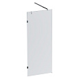 Детальная картинка товара «душевая перегородка am.pm x-joy w94uwi-80-f1-mte 80x195, стекло прозрачное 8 мм с покрытием, профиль хром матовый»