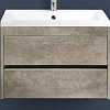 Тумба под раковину ART&MAX FAMILY Family-750-2C-SO-CV подвесная с двумя выкатными ящиками, Cemento V Тумба под раковину ART&MAX FAMILY Family-750-2C-SO-CV подвесная с двумя выкатными ящиками, Cemento V