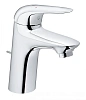 Смеситель для раковины GROHE Eurostyle с донным клапаном, хром (23707003)