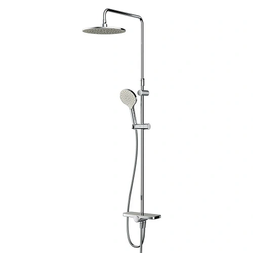 Душевая система AM.PM Like F0780200 верхний душ 250мм, штанга 1030-1460 мм Душевая система AM.PM Like F0780200 верхний душ 250мм, штанга 1030-1460 мм