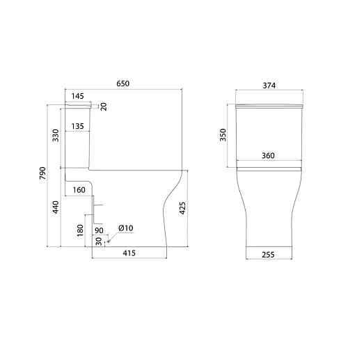 Унитаз напольный IDDIS Zodiac (ZODRDSEi24) с сиденьем безободковый с системой смыва Торнадо Унитаз напольный IDDIS Zodiac (ZODRDSEi24) с сиденьем безободковый с системой смыва Торнадо