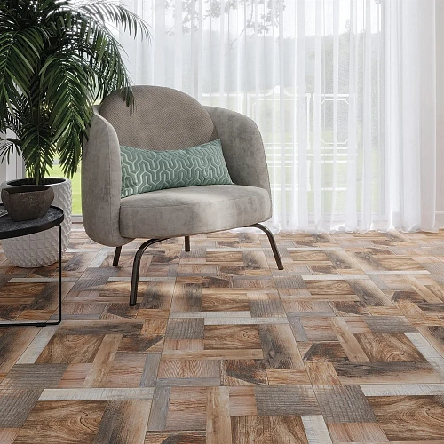 Керамогранит Cersanit Scandic темно-бежевый рельеф 42x42 SJ4R152 Керамогранит Cersanit Scandic темно-бежевый рельеф 42x42 SJ4R152