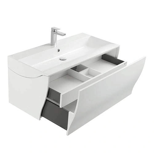 Тумба под раковину Aquaton Ондина 100 белый 1A163701OD010 Тумба под раковину Aquaton Ондина 100 белый 1A163701OD010