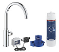 Кран GROHE Blue Pure Mono, стартовый комплект, хром, (30388000) Кран GROHE Blue Pure Mono, стартовый комплект, хром, (30388000)