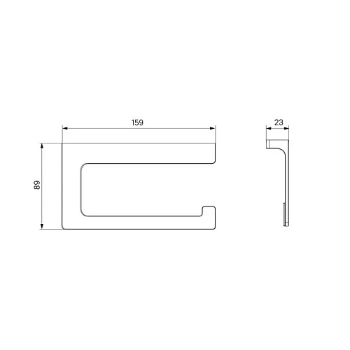Держатель туалетной бумаги IDDIS Slide (SLISC00i43) без крышки, хром Держатель туалетной бумаги IDDIS Slide (SLISC00i43) без крышки, хром