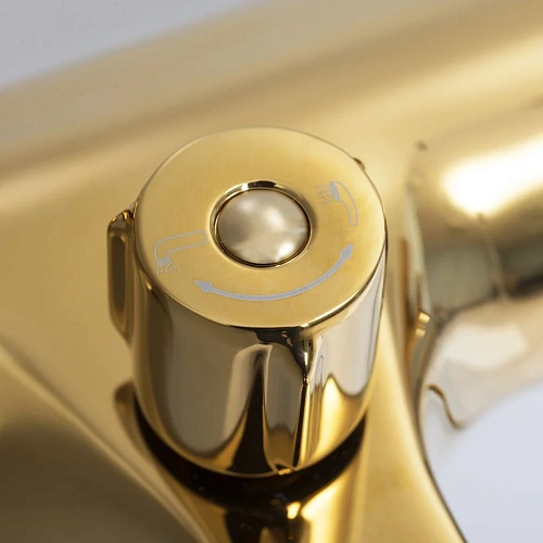 Смеситель для ванны WasserKRAFT Sauer 7101 золото Смеситель для ванны WasserKRAFT Sauer 7101 золото