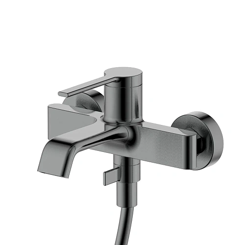 Смеситель для ванны AQUAme Asti AQM6412GM с душевым набором, 3 режима, Gun metal Смеситель для ванны AQUAme Asti AQM6412GM с душевым набором, 3 режима, Gun metal