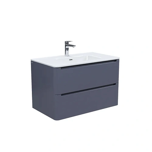 Тумба с раковиной IDDIS Edifice (EDI80D0i95K) подвесная, 80 см, темно-серый Тумба с раковиной IDDIS Edifice (EDI80D0i95K) подвесная, 80 см, темно-серый