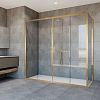 Душевой уголок Vincea Garda VSR-1G29017CLG 1700x900мм, брашированное золото, стекло прозрачное Душевой уголок Vincea Garda VSR-1G29017CLG 1700x900мм, брашированное золото, стекло прозрачное