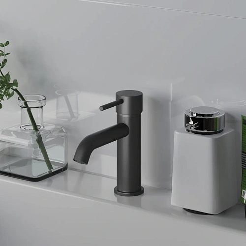 Смеситель для раковины Paini Cox 78PZ205O удлиненный излив, черный матовый PVD Смеситель для раковины Paini Cox 78PZ205O удлиненный излив, черный матовый PVD