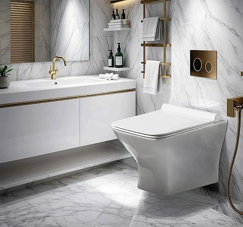 Унитаз подвесной Ceruttispa ELLERO Aria PP CT10481 безободковый, сиденье микролифт Унитаз подвесной Ceruttispa ELLERO Aria PP CT10481 безободковый, сиденье микролифт