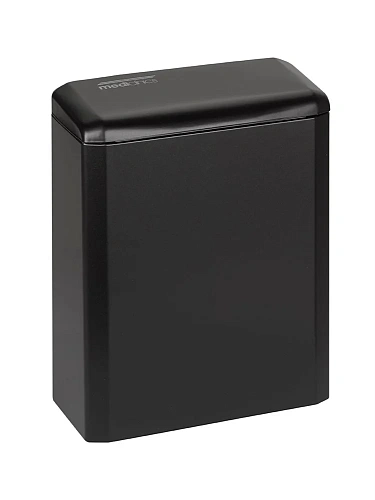 Корзина для мусора Mediclinics объем 6л, 292х230х105 мм, сталь, черная PP0006B Корзина для мусора Mediclinics объем 6л, 292х230х105 мм, сталь, черная PP0006B