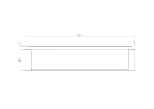 Полка Wonzon & Woghand стеклянная, черный (WW-7727) Полка Wonzon & Woghand стеклянная, черный (WW-7727)