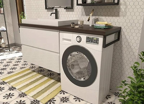 Тумба с раковиной Эстет Malibu Luxe ФР-00007116 1550х500 левая, подвесная 2 ящика Тумба с раковиной Эстет Malibu Luxe ФР-00007116 1550х500 левая, подвесная 2 ящика