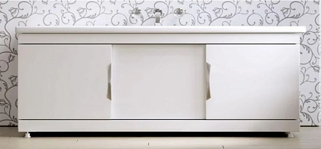 Экран для ванны фронтальный Aquanet Vita 160 белый 00267951 Экран для ванны фронтальный Aquanet Vita 160 белый 00267951