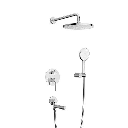 Душевая система CEZARES RELAX-VDSET-01 встраиваемая, со шлангом, с держателем, хром Душевая система CEZARES RELAX-VDSET-01 встраиваемая, со шлангом, с держателем, хром