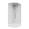 Картинка анонса товара «душевая кабина parly bm86f 850x850 профиль белый, стекло матовое»