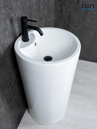 Раковина Gid Nb135 81102 напольная белая 46x46x86 Раковина Gid Nb135 81102 напольная белая 46x46x86