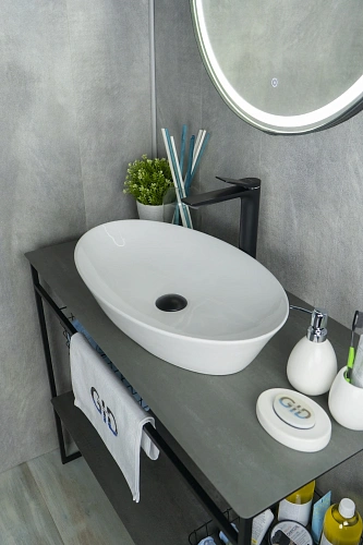 Раковина Gid N9397 51141 накладная белая 61x37x12 Раковина Gid N9397 51141 накладная белая 61x37x12