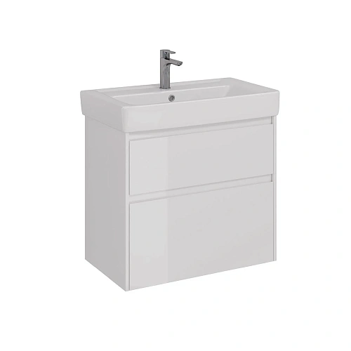 Тумба под раковину Lemark COMBI 80 см подвесная/напольная, белый LM03C80T Тумба под раковину Lemark COMBI 80 см подвесная/напольная, белый LM03C80T