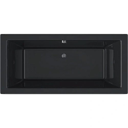 Акриловая ванна BERGES TARI 170х80, черный глянец 052028 Акриловая ванна BERGES TARI 170х80, черный глянец 052028