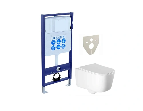 Комплект инсталляции Aquatek Standard INS-0000012 с унитазом ЛУГАНО AQ2002-00 с сиденьем микролифт SET Aquatek ЛУГАНО Комплект инсталляции Aquatek Standard INS-0000012 с унитазом ЛУГАНО AQ2002-00 с сиденьем микролифт SET Aquatek ЛУГАНО