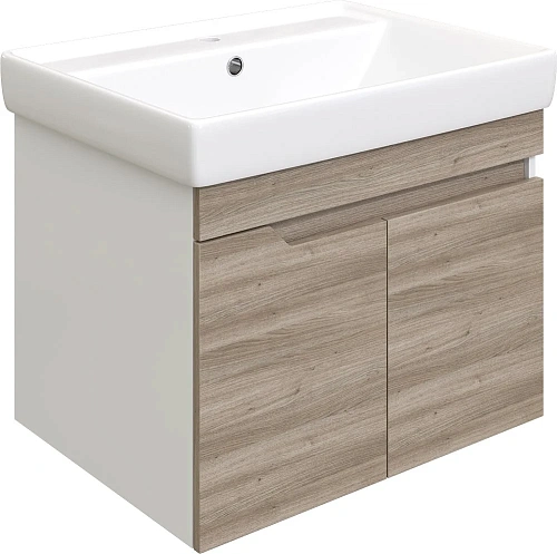 Комплект мебели DIWO Воронеж 60 подвесная, ореховый дубослив, с сифоном 579747 Комплект мебели DIWO Воронеж 60 подвесная, ореховый дубослив, с сифоном 579747