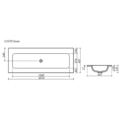 Раковина Ceramica Nova Grace CN7016wx накладная, без отверстия под смеситель 1210x457x137 мм, белый Раковина Ceramica Nova Grace CN7016wx накладная, без отверстия под смеситель 1210x457x137 мм, белый