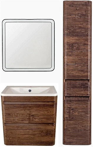 Тумба под раковину Style Line Атлантика 60, Люкс старое дерево, PLUS СС-00002205 Тумба под раковину Style Line Атлантика 60, Люкс старое дерево, PLUS СС-00002205