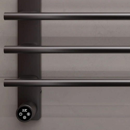 Полотенцесушитель электрический Vincea VTD-2SC3GM вороненая сталь, таймер Полотенцесушитель электрический Vincea VTD-2SC3GM вороненая сталь, таймер