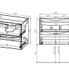 Тумба под раковину Vincea Mia Slim 800 R.Wood VMC-2MC800S1RW Тумба под раковину Vincea Mia Slim 800 R.Wood VMC-2MC800S1RW