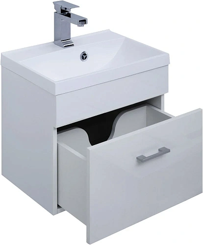 Тумба под раковину Aquanet Нота 50, цвет белый 00159138 Тумба под раковину Aquanet Нота 50, цвет белый 00159138