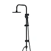Душевая система Dorff Comfort D0708000BL с тропическим душем, черный