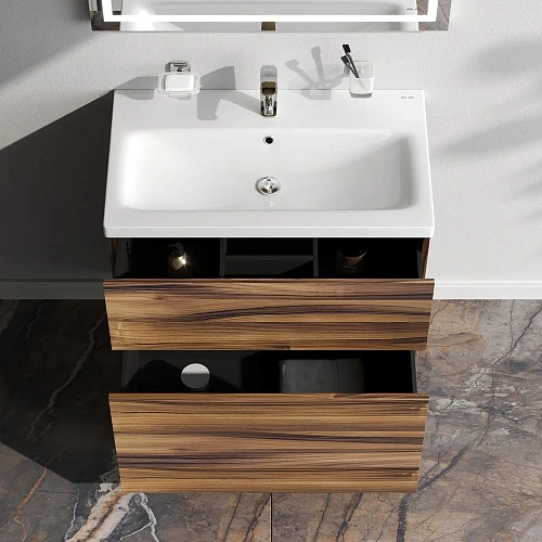 Тумба под раковину AM.PM Gem M90FSX0752HF напольная, 75 см, орех Тумба под раковину AM.PM Gem M90FSX0752HF напольная, 75 см, орех