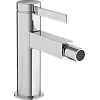 Смеситель для биде Hansgrohe Finoris со сливным клапаном Push-Open 76200000, хром Смеситель для биде Hansgrohe Finoris со сливным клапаном Push-Open 76200000, хром