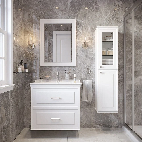 Шкаф-пенал STWORKI Хадстен R, белый 540829 Шкаф-пенал STWORKI Хадстен R, белый 540829