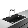 Картинка анонса товара «кухонная мойка hansgrohe c51-f660-07, хром 43218000 со смесителем»