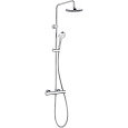 Детальная картинка товара «душевая система kludi logo dual shower system с термостатом 6809405-00»