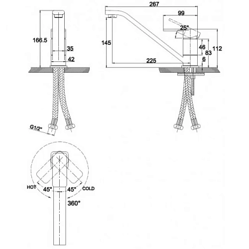 Смеситель для кухни Kaiser Sonat 34033 Смеситель для кухни Kaiser Sonat 34033