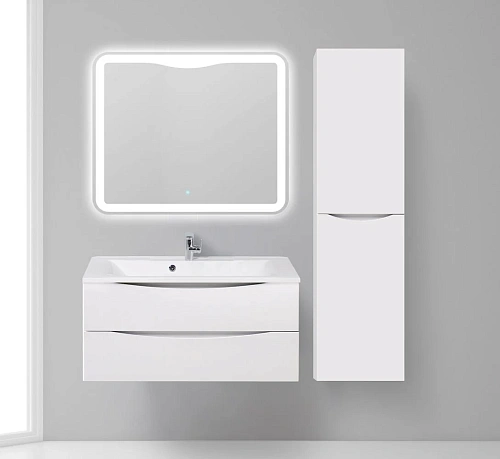 Шкаф-пенал BelBagno FLY-MARINO-1500-2A-SC-BO-P-L подвесной 400x300 Bianco Opaco Шкаф-пенал BelBagno FLY-MARINO-1500-2A-SC-BO-P-L подвесной 400x300 Bianco Opaco