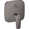 Картинка анонса товара «смеситель для ванны hansgrohe talis e, см 71745340, шлифованный черный хром»