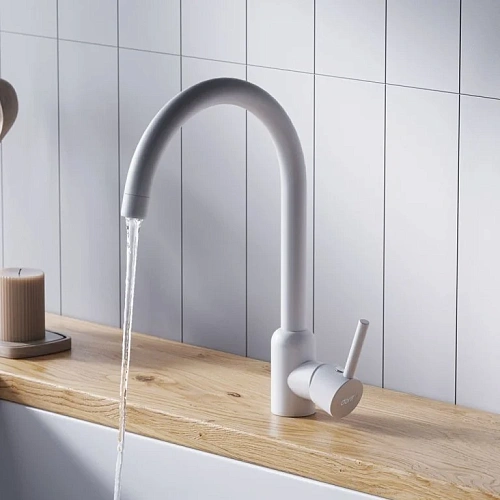 Смеситель для кухни Dorff Logic D3007033 белый Смеситель для кухни Dorff Logic D3007033 белый